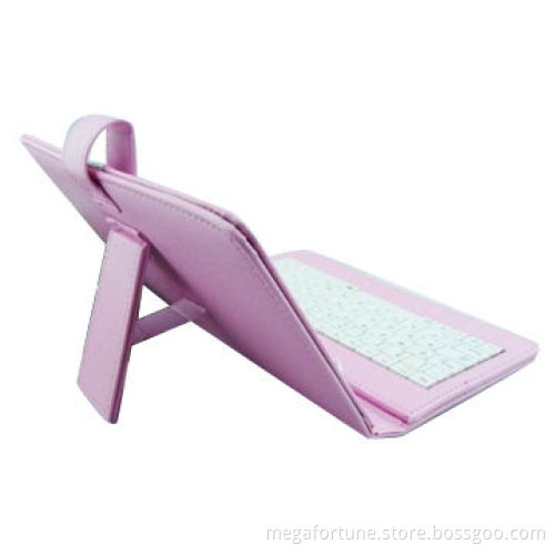 Leather Universal Tablet PC Case with Keyboard, High Quality Promotional Gift for MID